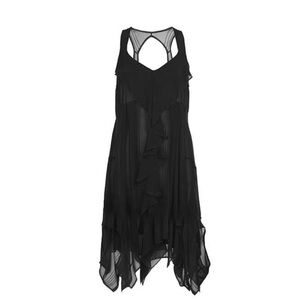 AllSaints Sheer Anthia Dress
Trapeze Tunic
100% Silk
Size UK 10 US 6
Black